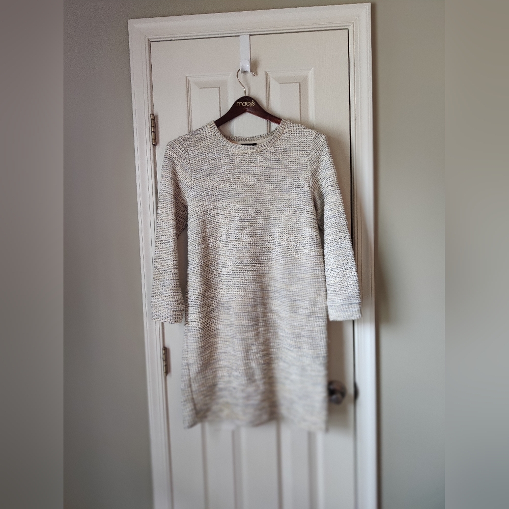 APC sweater dress cream and gold size 6